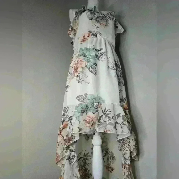 Bailey Blue Floral Print Dress - Picture 6 of 14